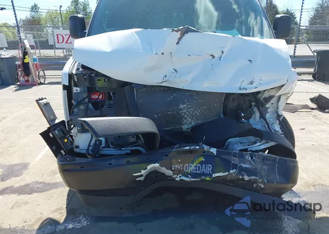 2019 Chevrolet Express 2500 Work Van from USA, damaged, VIN 1GCWGAFPXK1353732